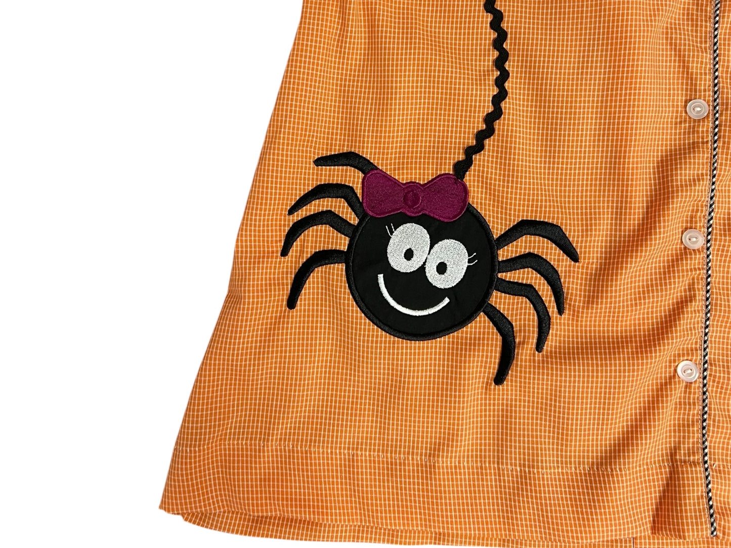 Appliqué Spider Dress