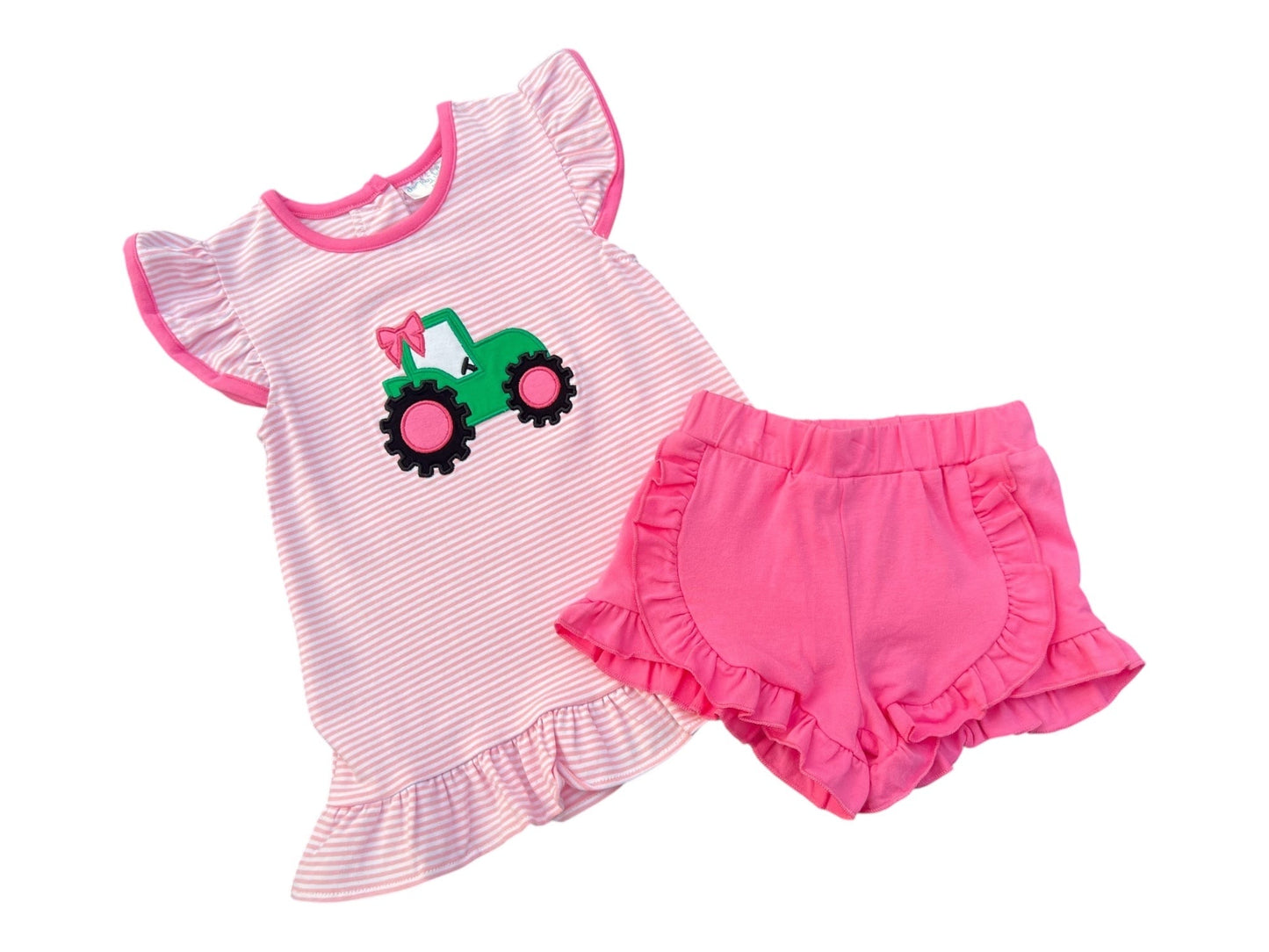 Jumping Jolly Tractor Short Set