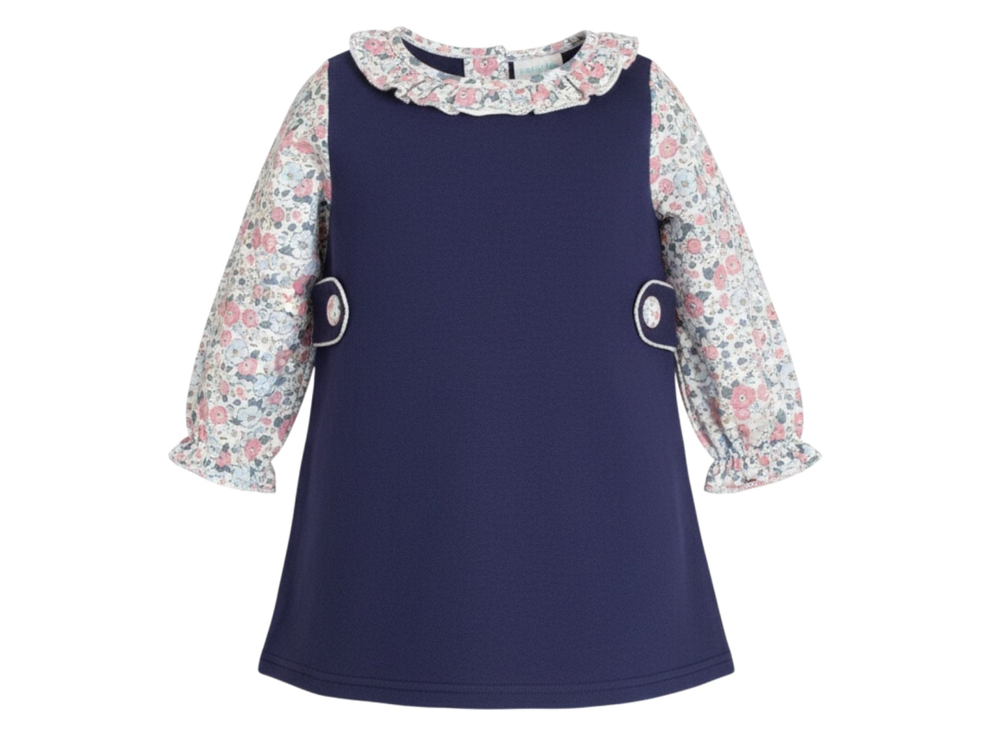 Jumping Jolly Navy Floral Dress