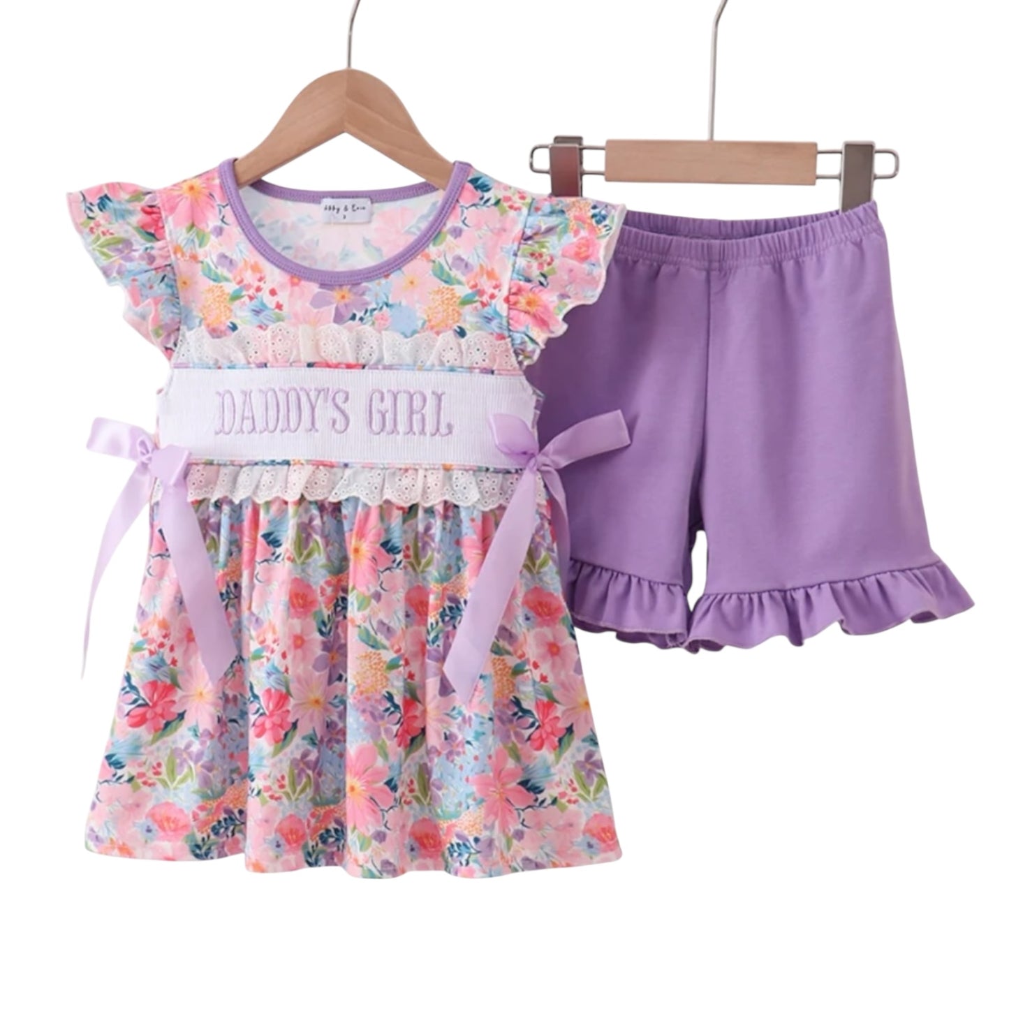 Oversized “Daddy’s Girl” Short Set