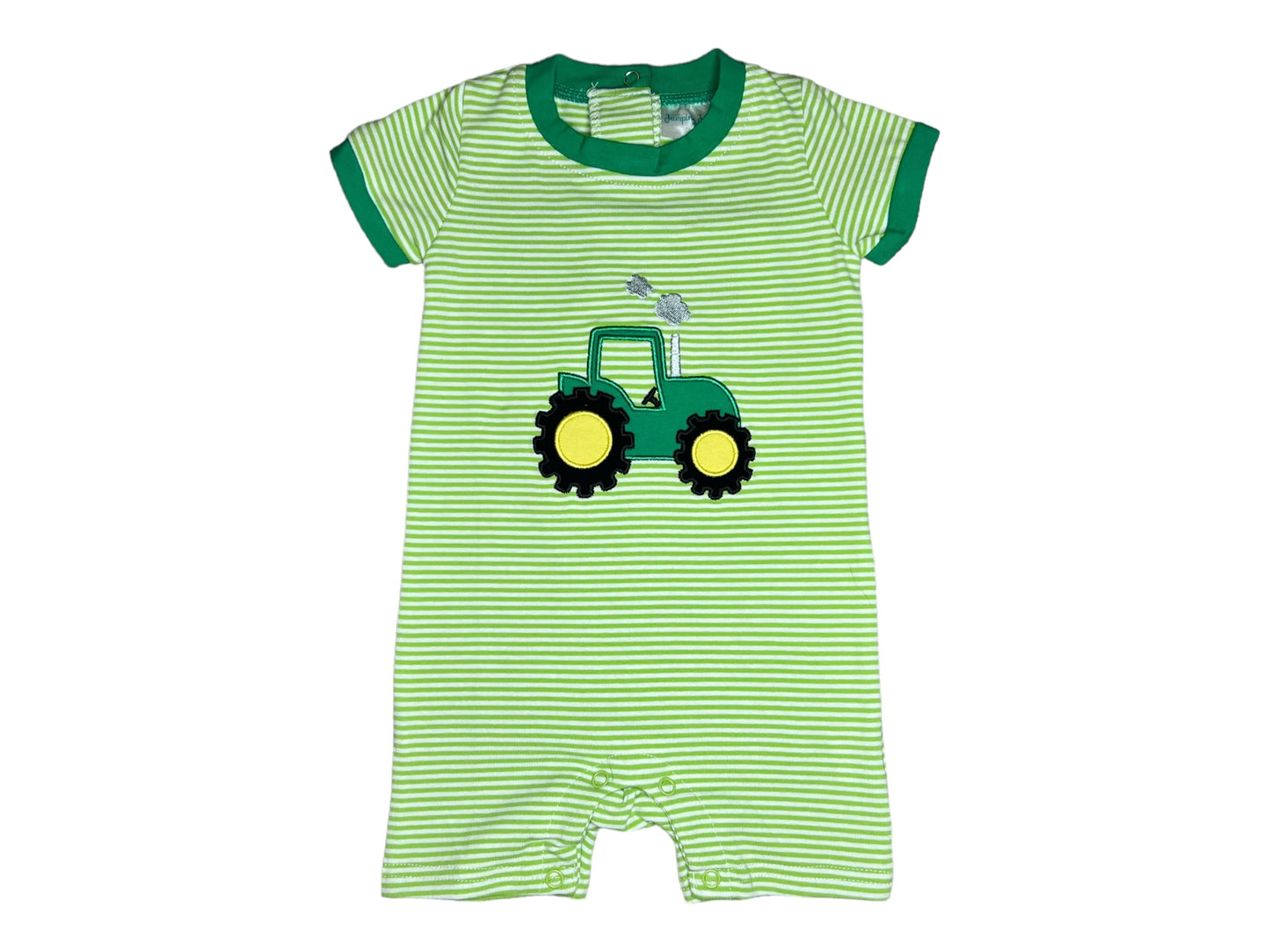 Jumping Jolly Tractor Boy Romper