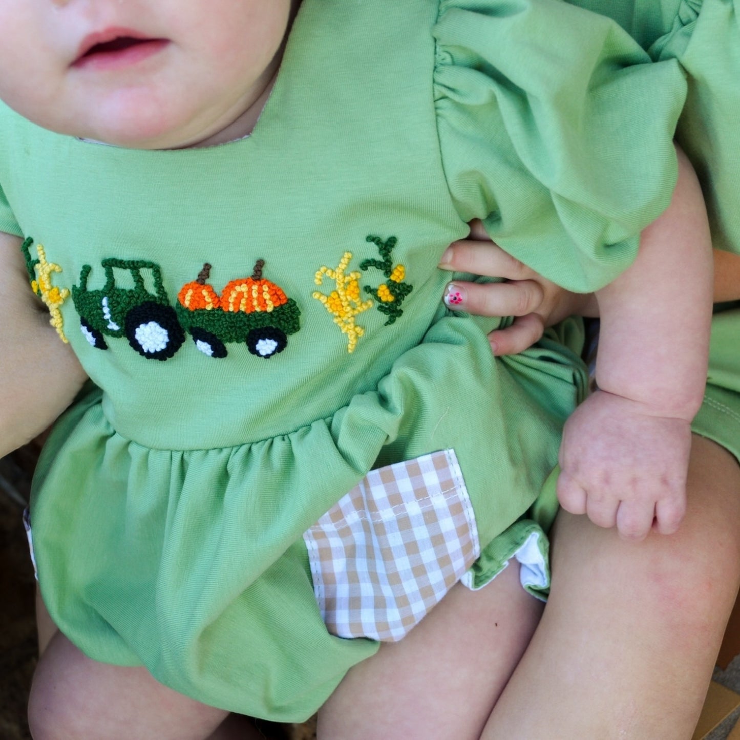 French Knot Harvest Girl Bubble