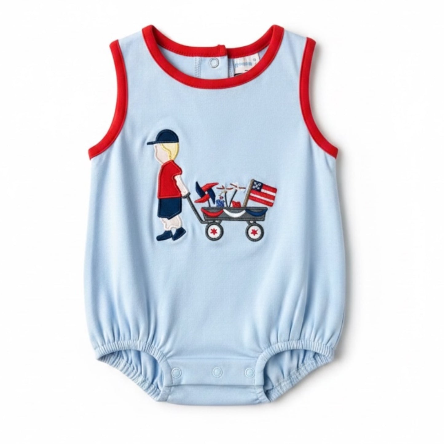 Jumping Jolly Patriotic Boy Bubble