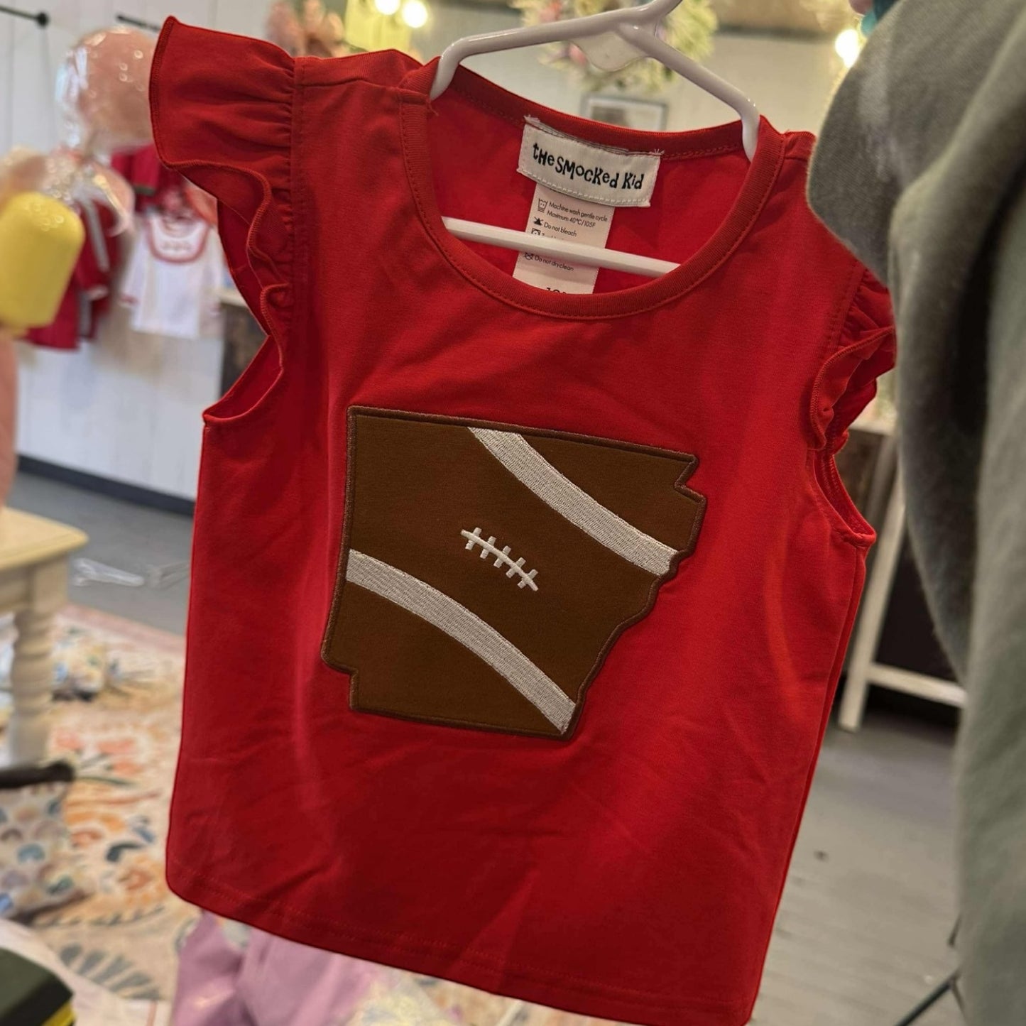 Smocked Kids Gameday Tee