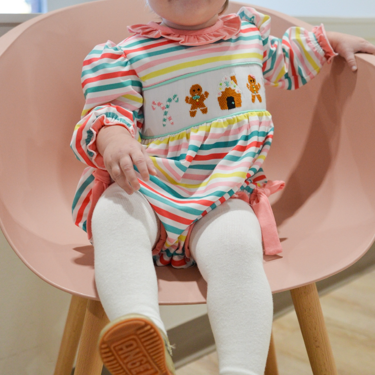 2026 Smocked Gingerbread Bubble (Oversized)