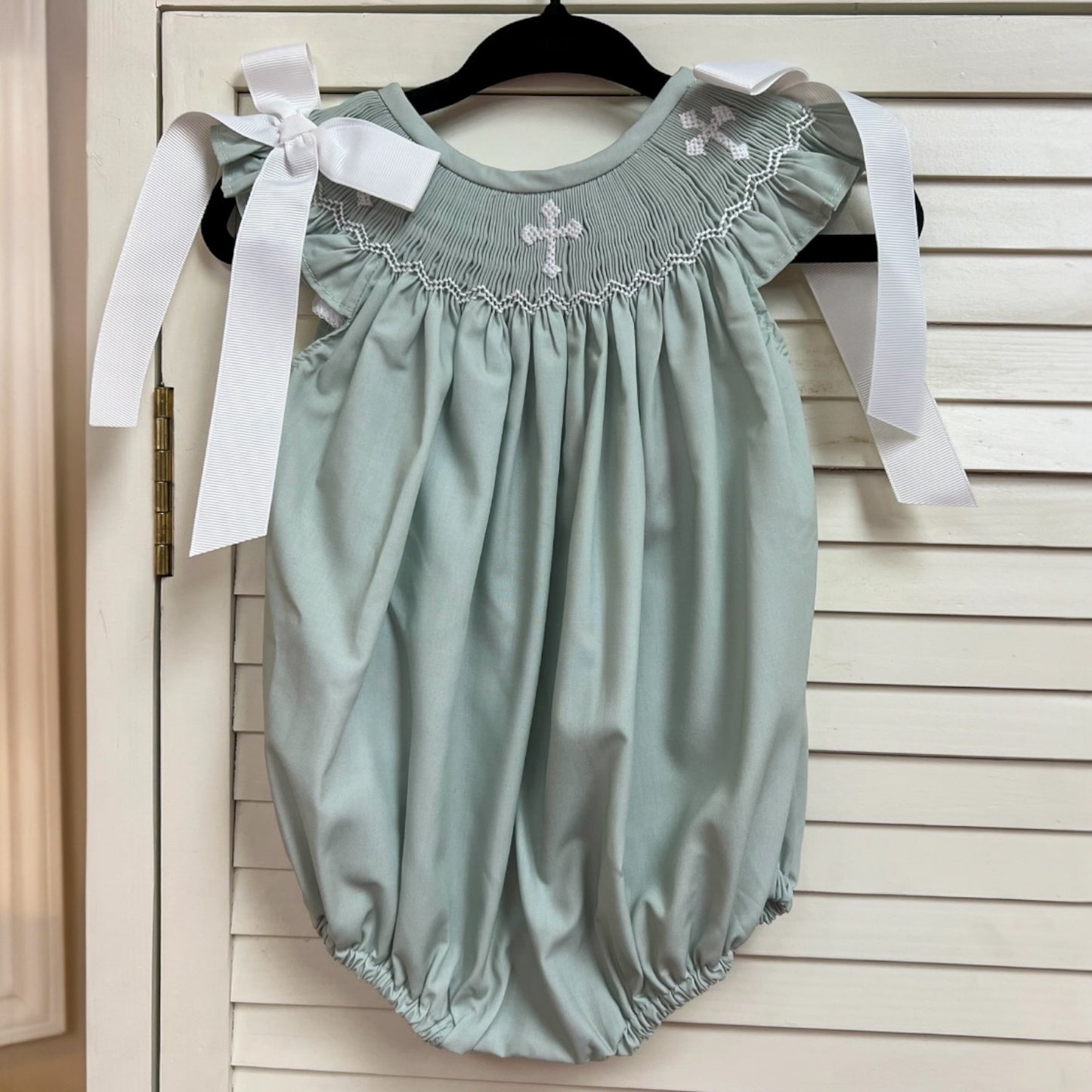Hand Smocked Cross Bubble