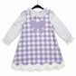 Scout & Holland Purple Gingham Bow Dress