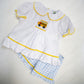Hand Smocked School Bus Short Set