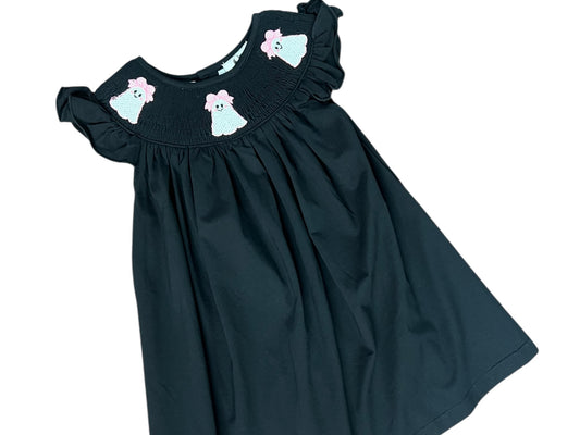 Handsmocked Ghost Dress