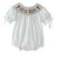 “He is Risen” Gingham Bubble