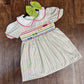 Polka Dot Smocked Crayon Dress