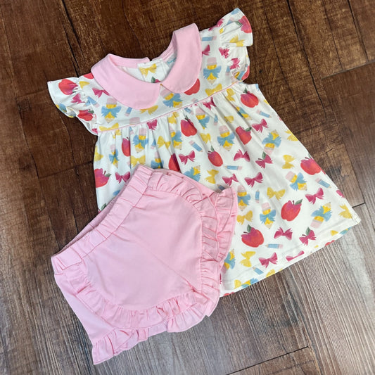 Jumping Jolly Back to School Short Set