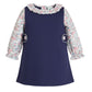 Jumping Jolly Navy Floral Dress