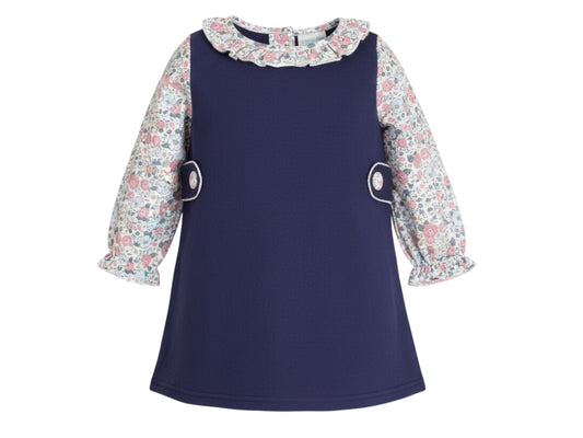Jumping Jolly Navy Floral Dress