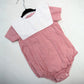 Blank Bib Gingham Boy Bubble