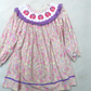 Smocked Pink Pumpkin Dress