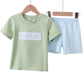 “Daddy’s Boy” Gingham Short Set