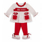 Smocked “Hog Wild” Girl Set