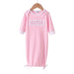 Pink “Sister” Baby Gown
