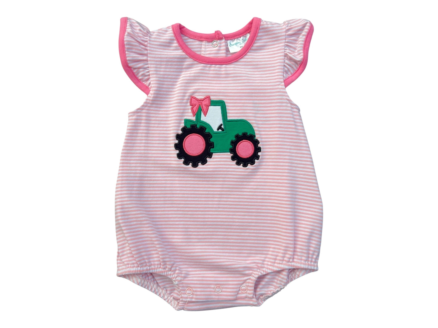 Jumping Jolly Tractor Girl Bubble