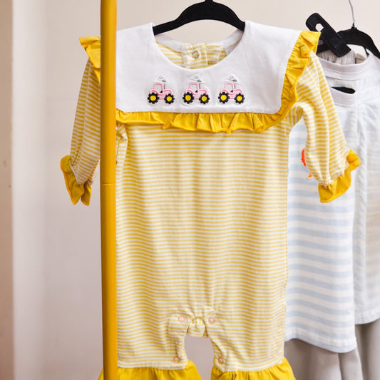 Jumping Jolly Tractor Romper