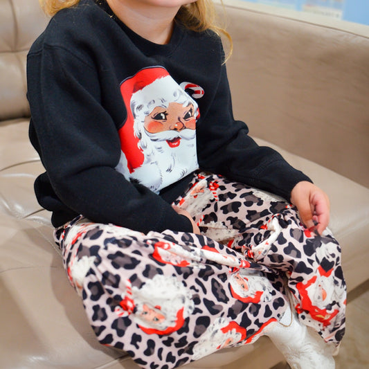 Santa Bell Bottom Two-Piece Set