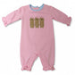 Pink Jumping Jolly Dog Romper