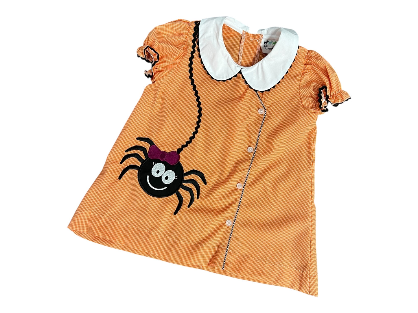 Appliqué Spider Dress