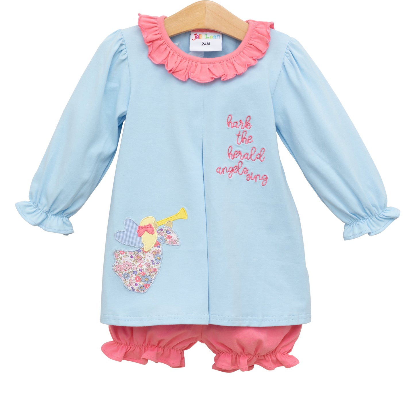 Hark The Herald Angels Sing Bloomer Set