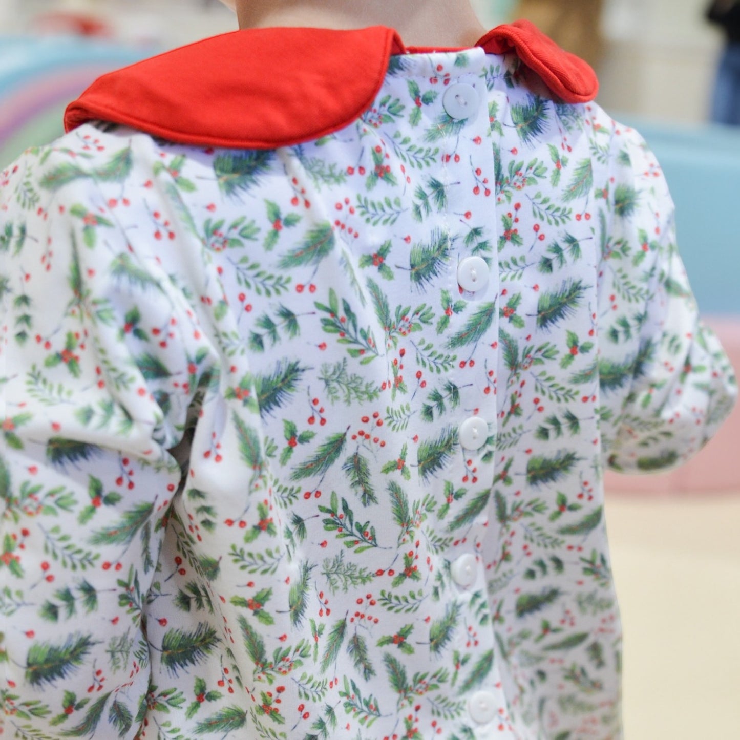 Smocked “Santa Baby” Two-Piece Boy Set