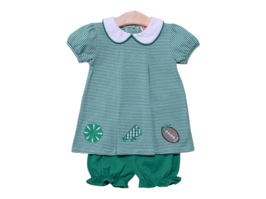 Jellybean Mean Green Bloomer Set