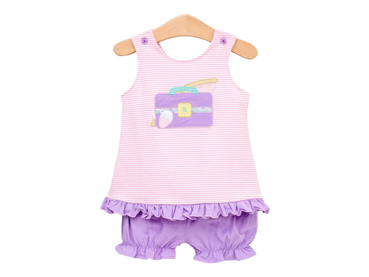 Jellybean Tackle Box Ruffle Bloomer Set